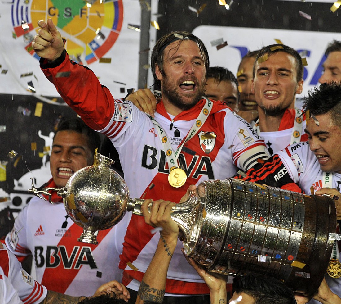 Durante el festejo, Cavenaghi anunció que deja River