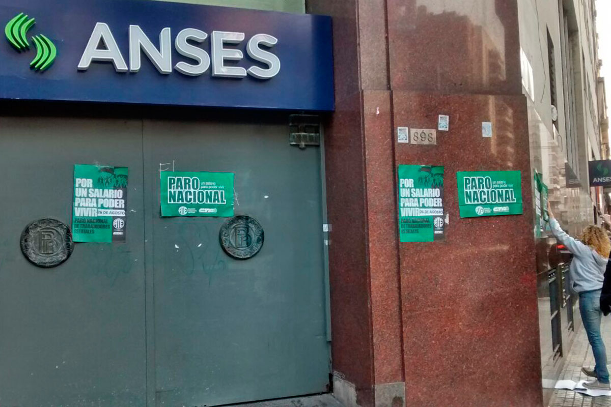 Paro y movilización en Ansés en reclamo de paritarias
