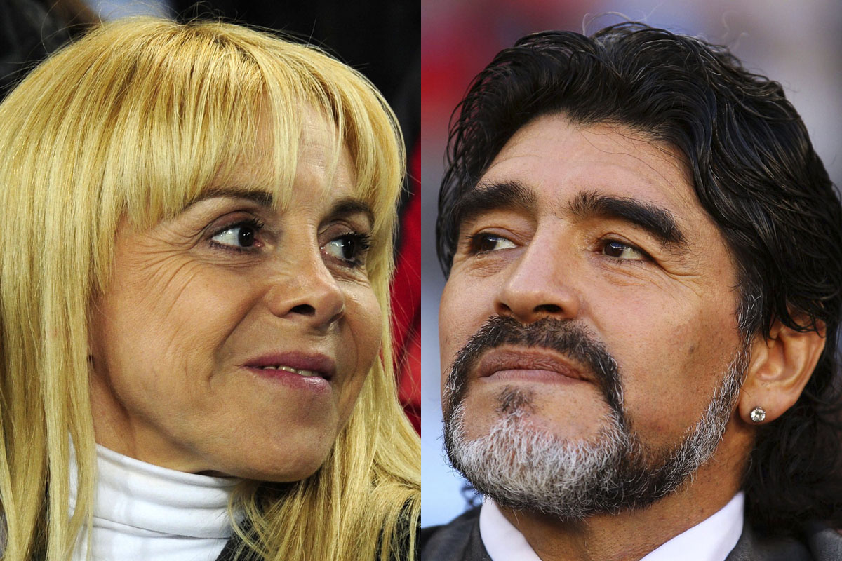 Maradona no aceptó el dinero que le ofreció su ex mujer