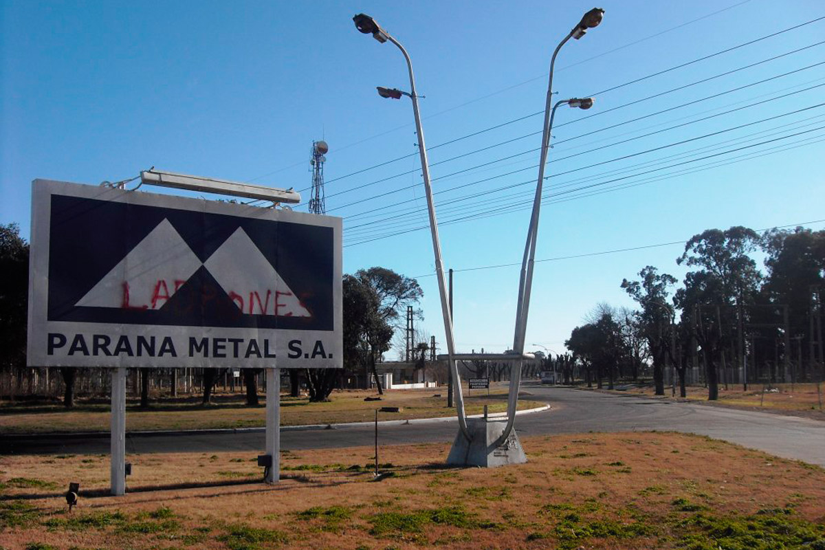 Cerraría la planta Paraná Metal si no se ocupan sus dueños