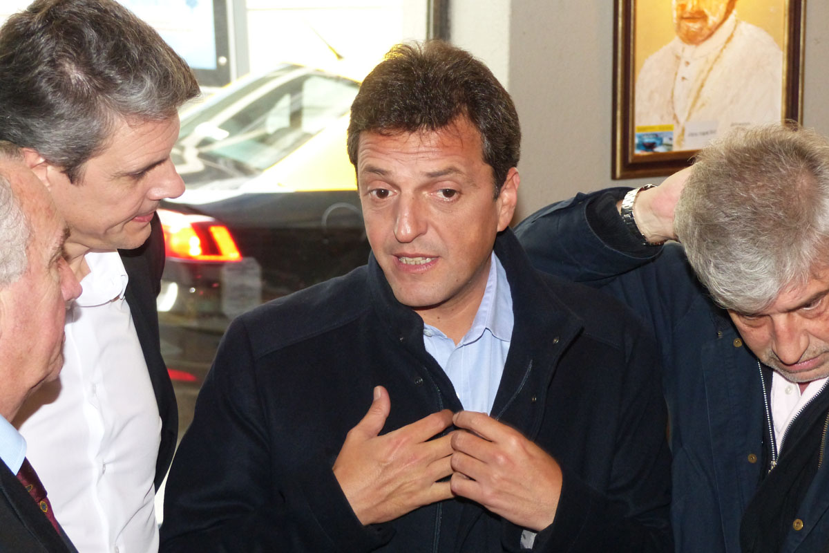 Massa: «Hay que terminar con los caudillos del norte»