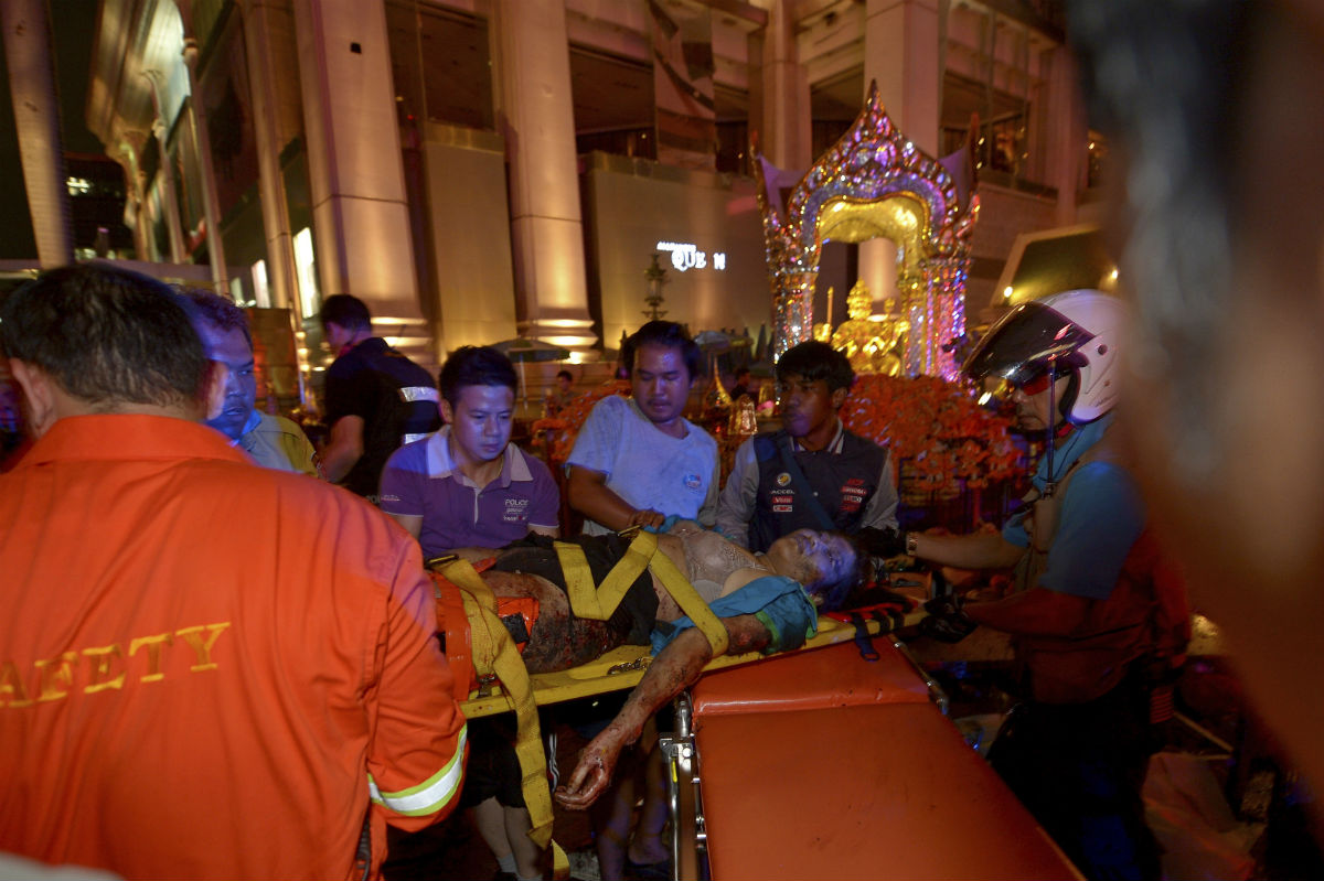 Explosión de bomba en Bangkok dejó 12 muertos
