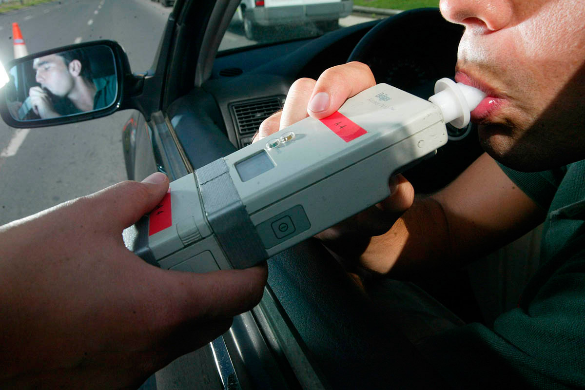Sobre 100 controles de alcoholemia hubo 5 positivos