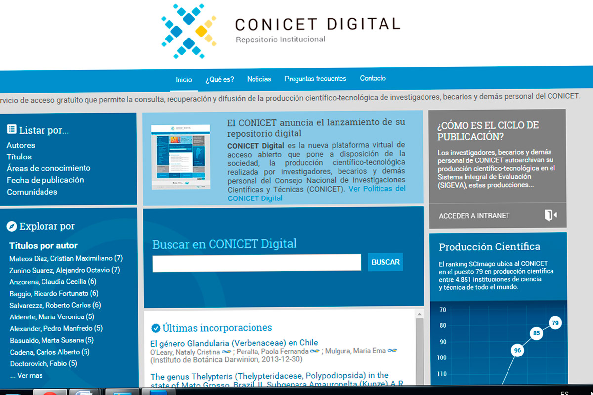 El CONICET lanzará su versión digital