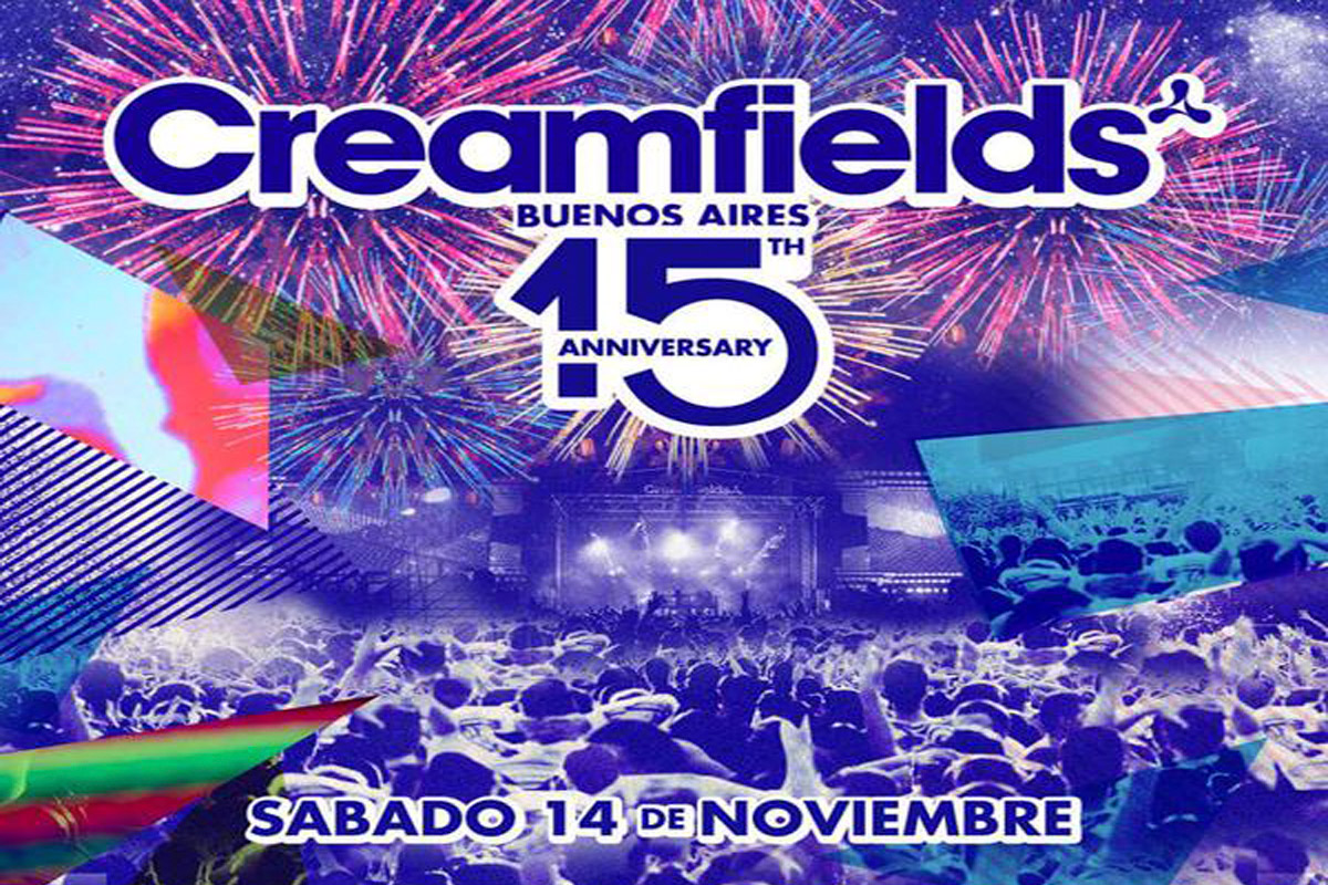 Fecha y lugar para festejar los 15 años de la Creamfields