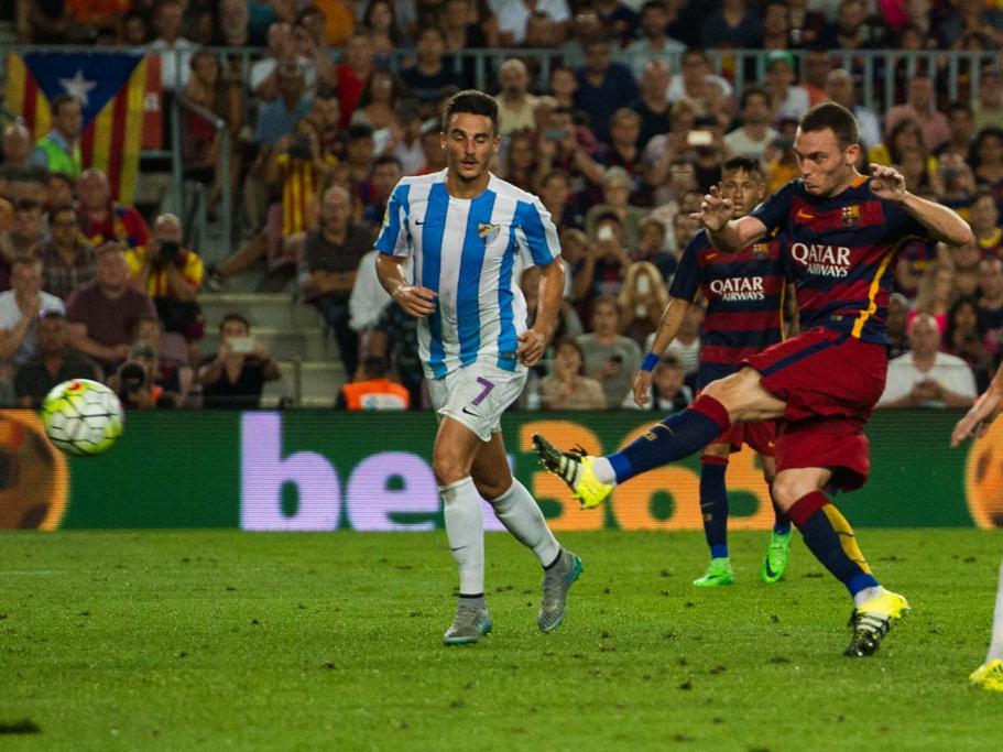 Barcelona venció a Málaga y se mantiene puntero
