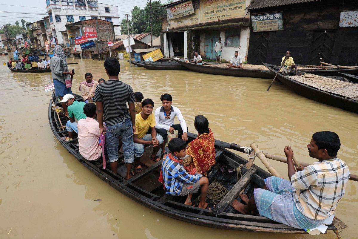 Ya suman 180 los muertos por las inundaciones en India