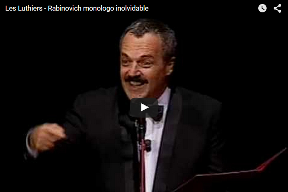 Monólogo inolvidable de Daniel Ravinovich