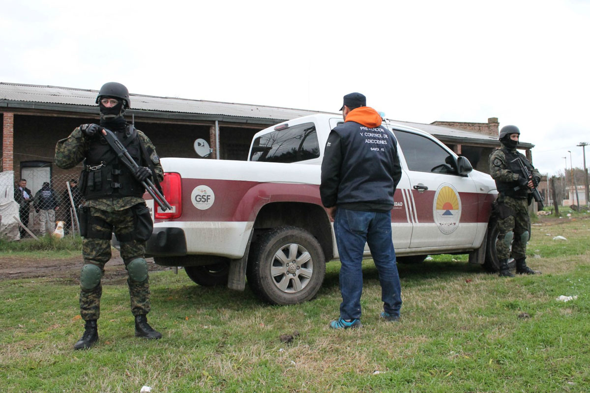 Desbaratan una banda de drogas en Villa Constitución