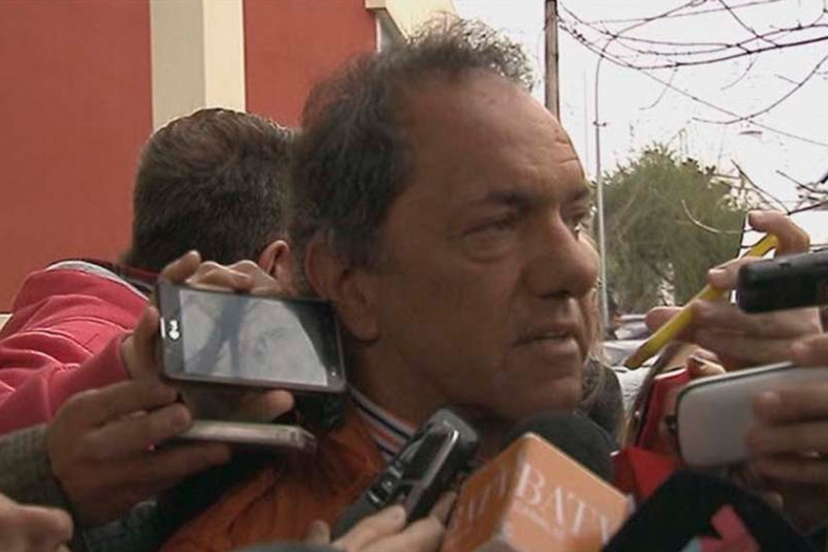 “Tengo más fe y esperanza que nunca”, dijo Scioli al votar