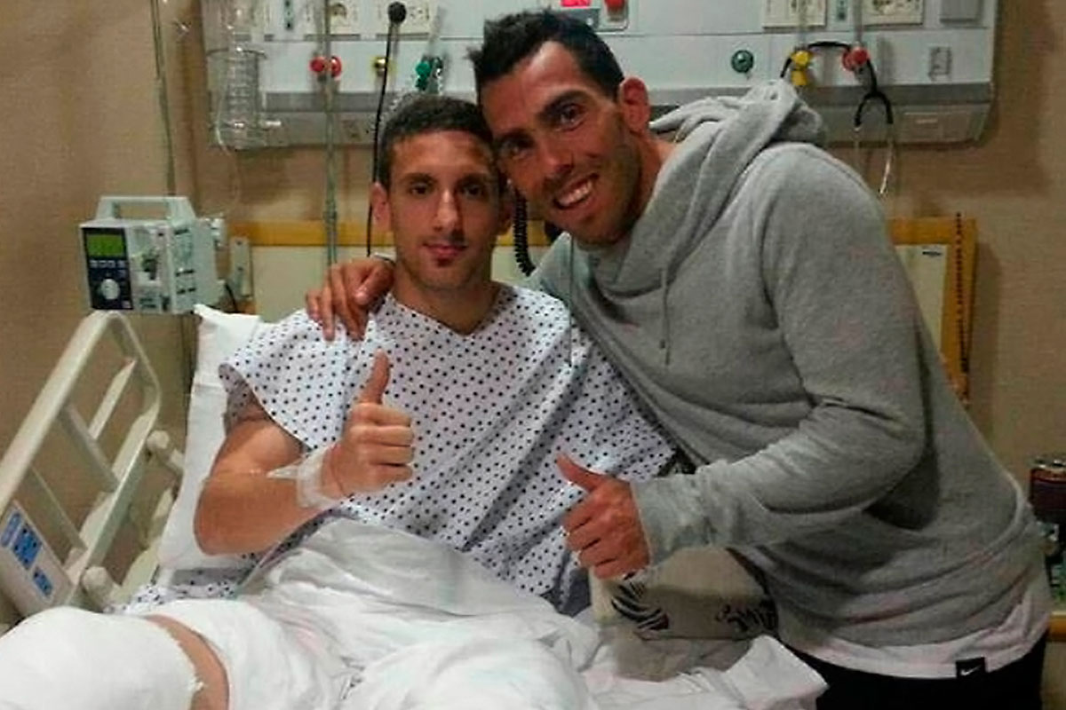 Tevez visitó a Ham, quien le agradeció en redes sociales