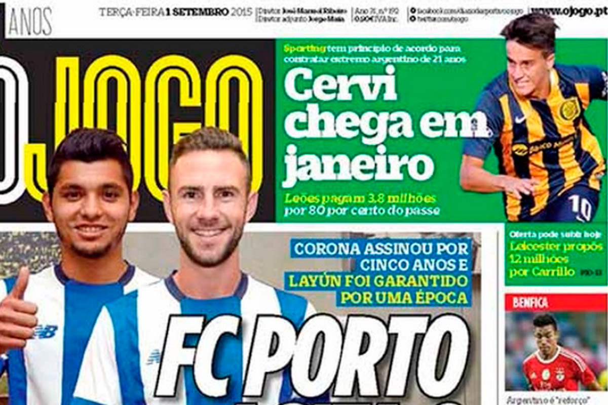 Un diario de Portugal ya pone a Cervi en Sporting de Lisboa