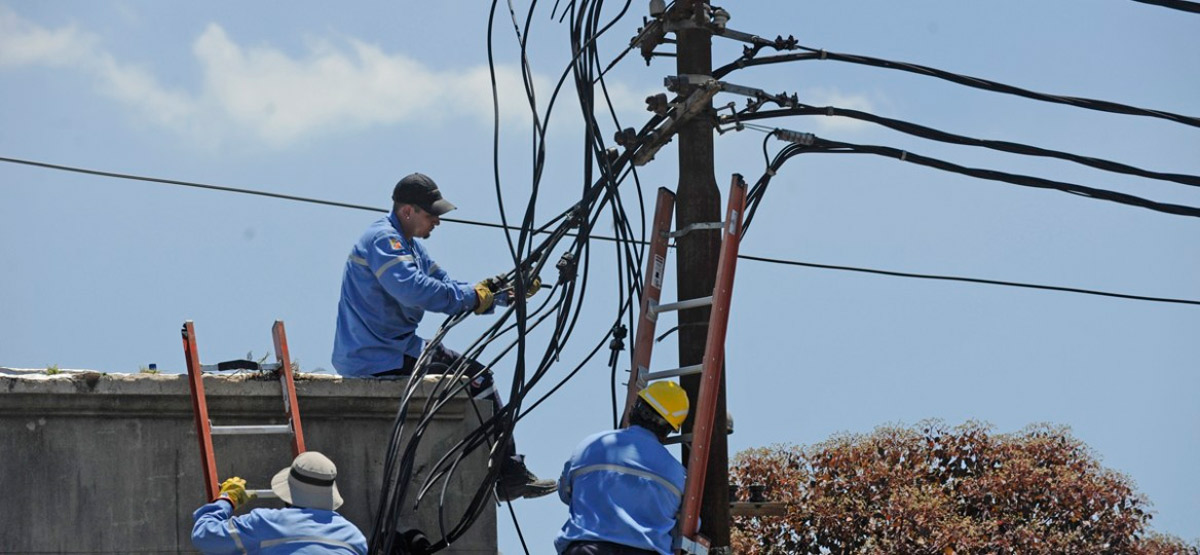 Cortes programados de luz para el fin de semana