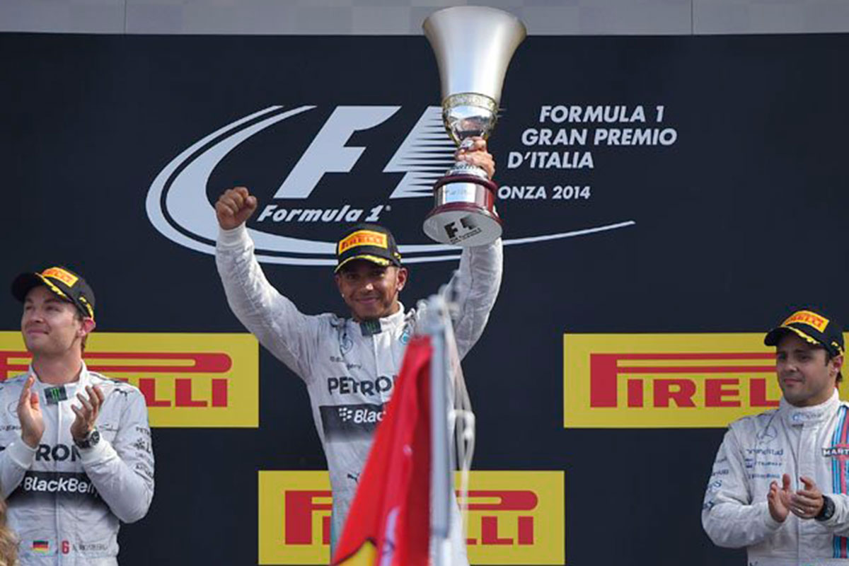 Hamilton se quedó con el GP de F1 corrido hoy en Monza