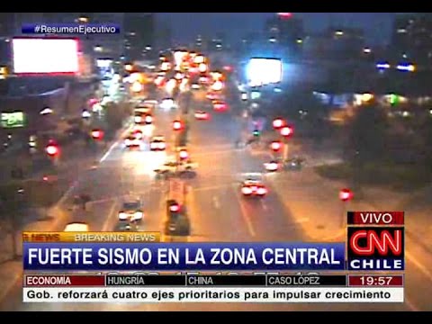 Así se sintió en vivo el fuerte sismo en CNNChile