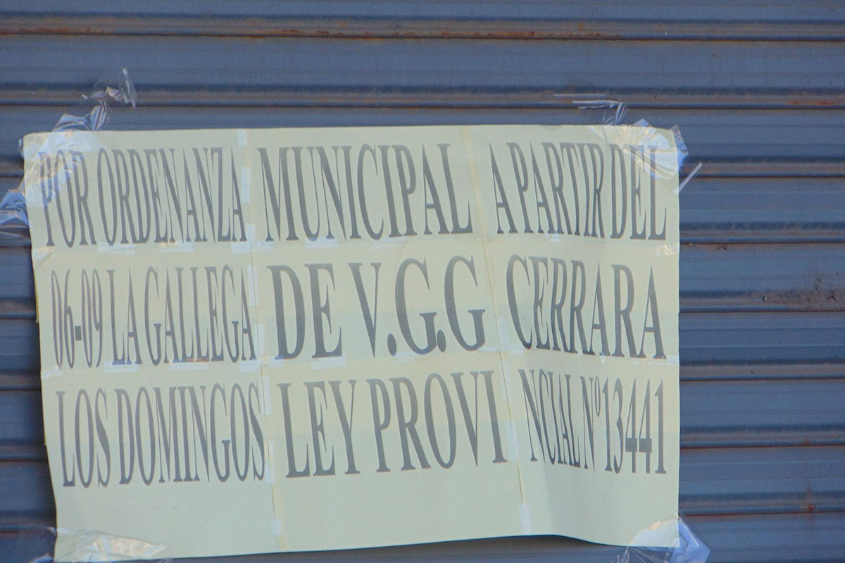 El Descanso Dominical ya es una realidad en V. G. Gálvez