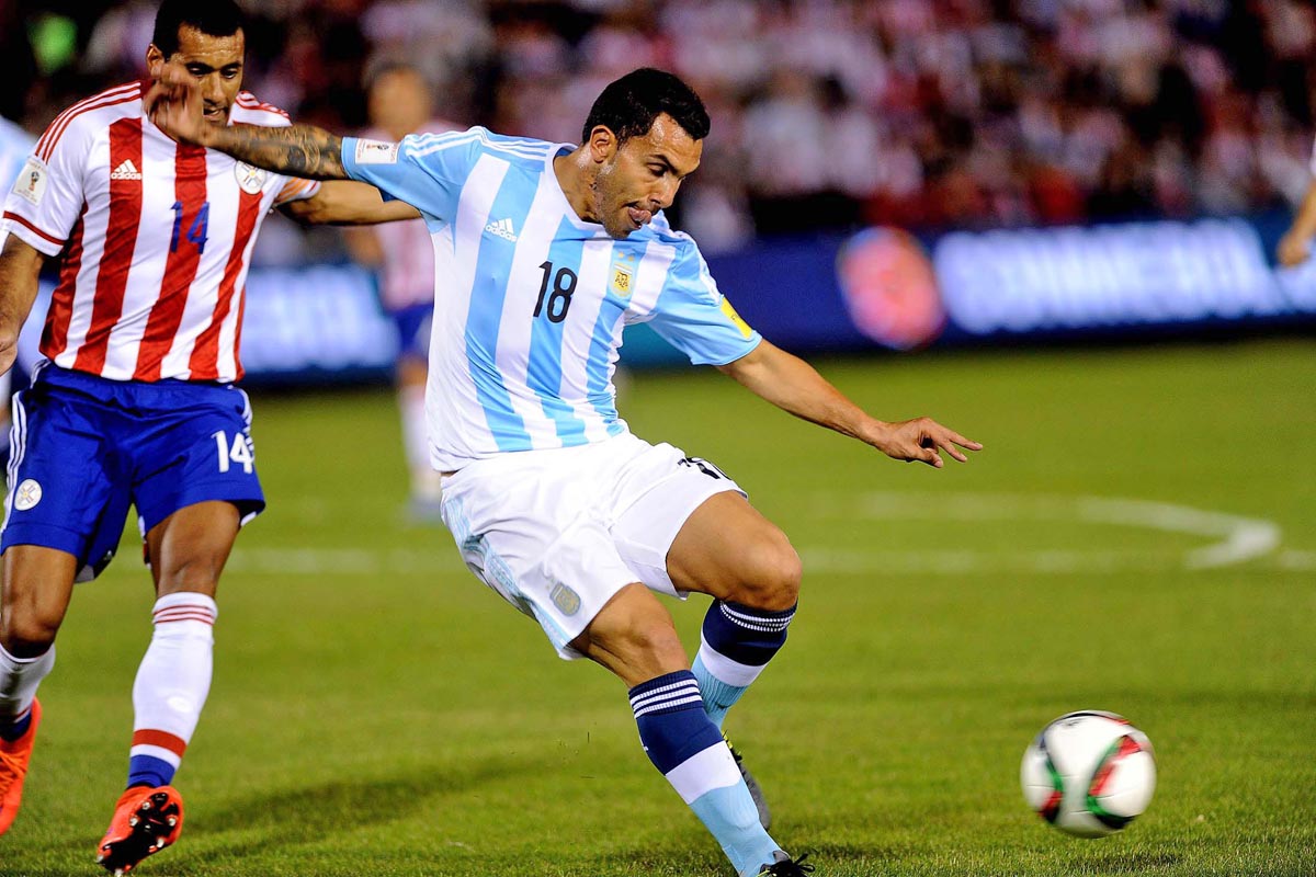 Argentina iguala con Paraguay al término del primer tiempo