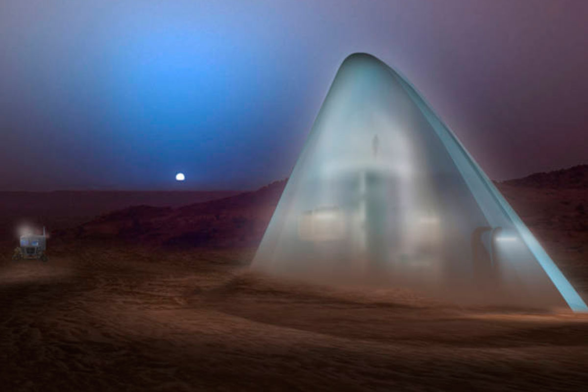Planean casas de hielo para primer hábitat en Marte