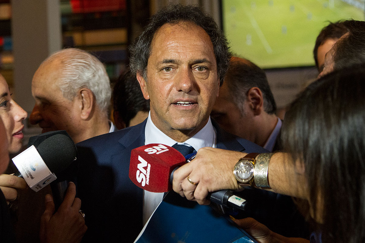 Daniel Scioli: «Le tengo fe al pueblo argentino»