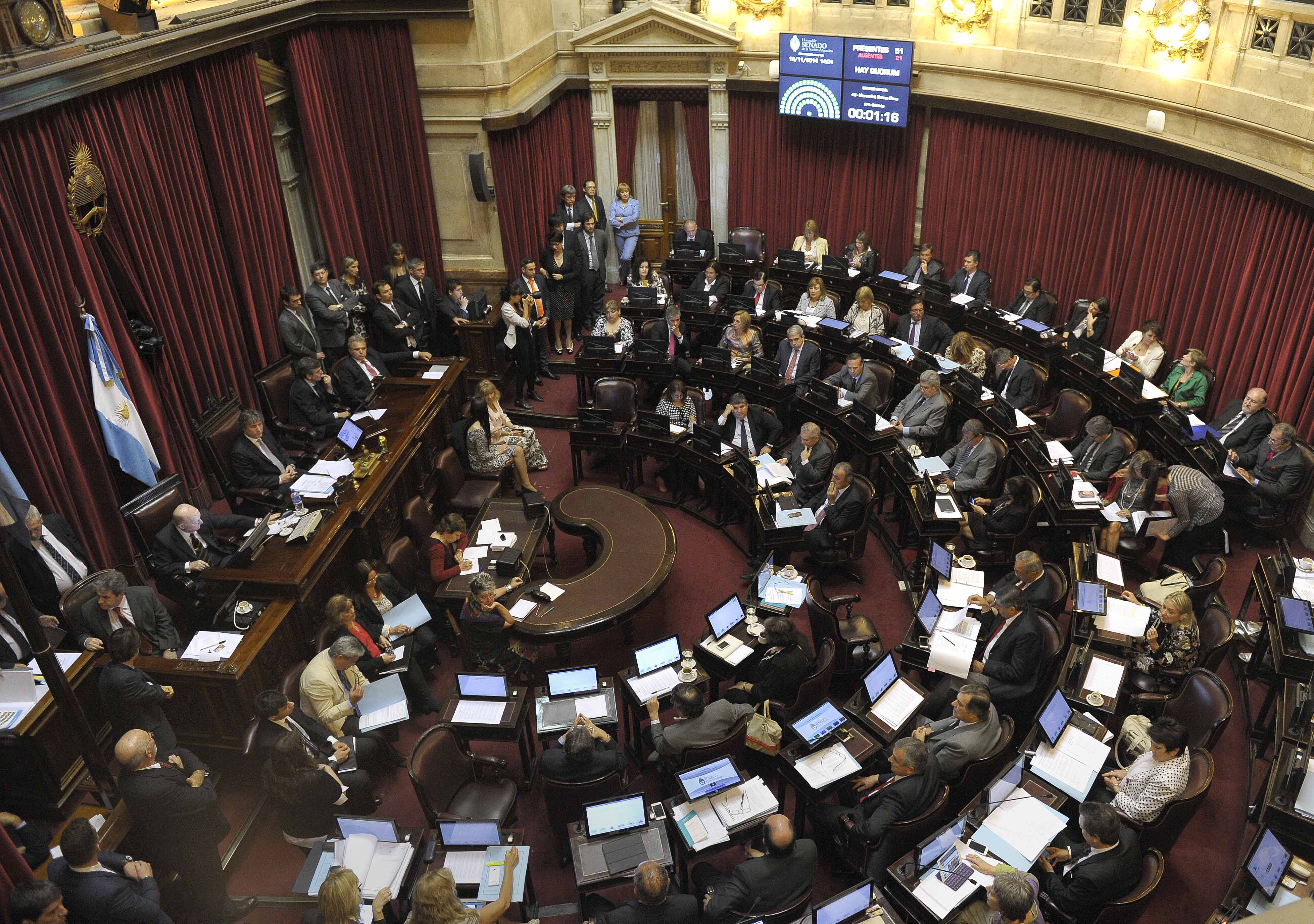 El Senado tratará hoy la ley del presupuesto 2016