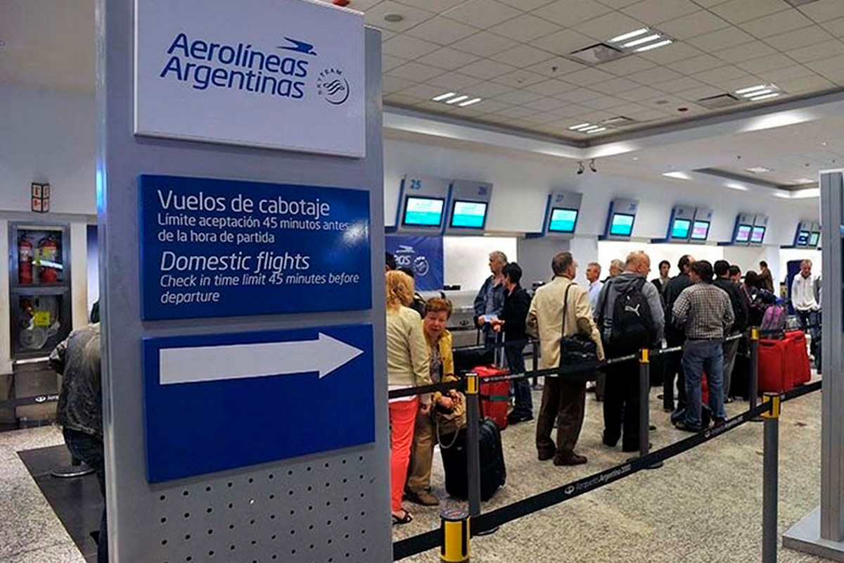 Nuevo récord de pasajeros transportados por Aerolíneas