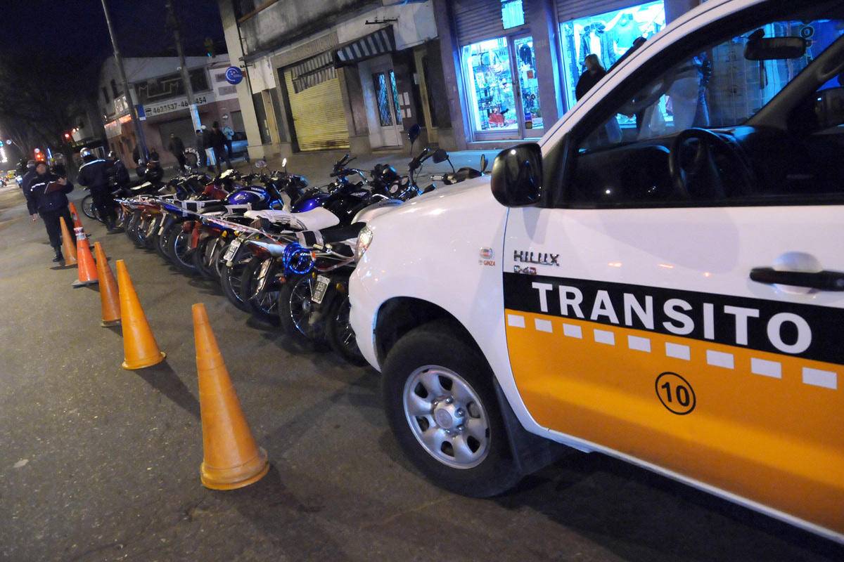 Por alcoholemia positiva, 22 vehículos remitidos al corralón