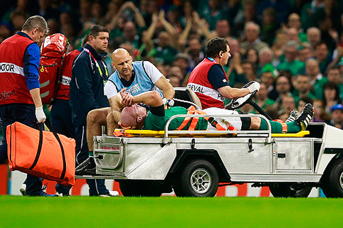 El capitán irlandés se lesionó y no jugará ante Argentina