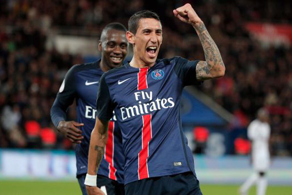 Di María y Lavezzi anotaron en París Saint Germain