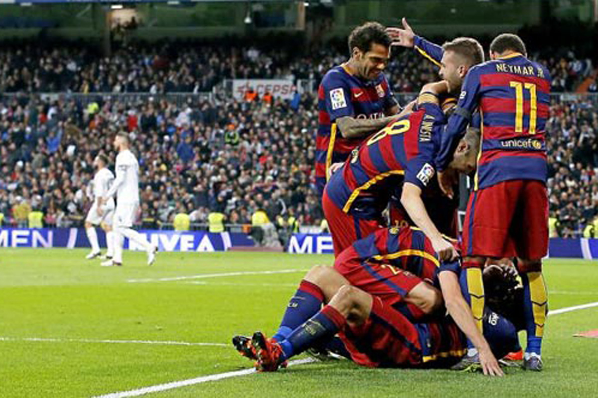 Barcelona apabulló a Real Madrid en el clásico español