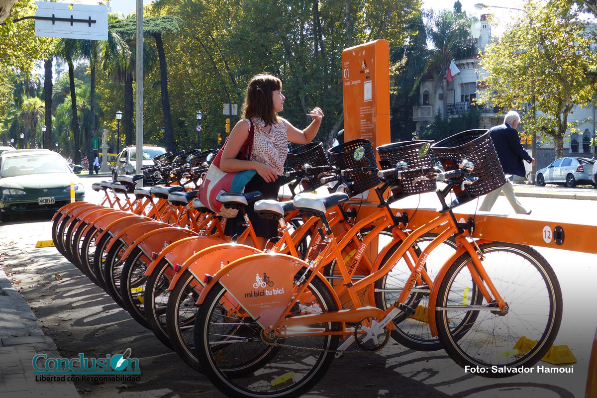 En menos de un mes, 4.000 rosarinos usan la bici pública