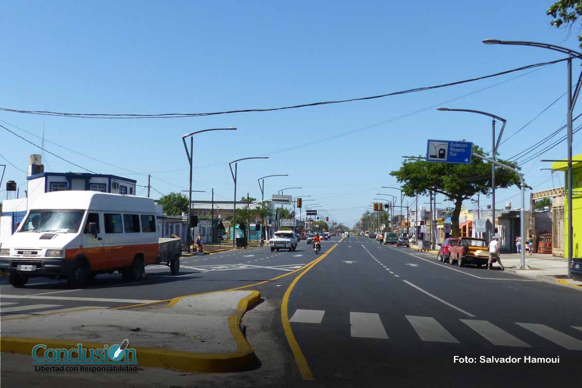 Se habilitó la nueva avenida San Martín en zona Sur