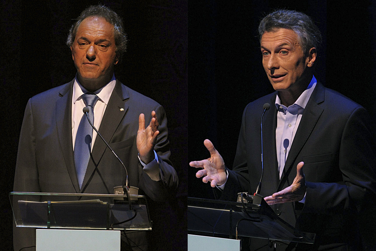 «A Macri lo noté más suelto y a Scioli más auténtico»