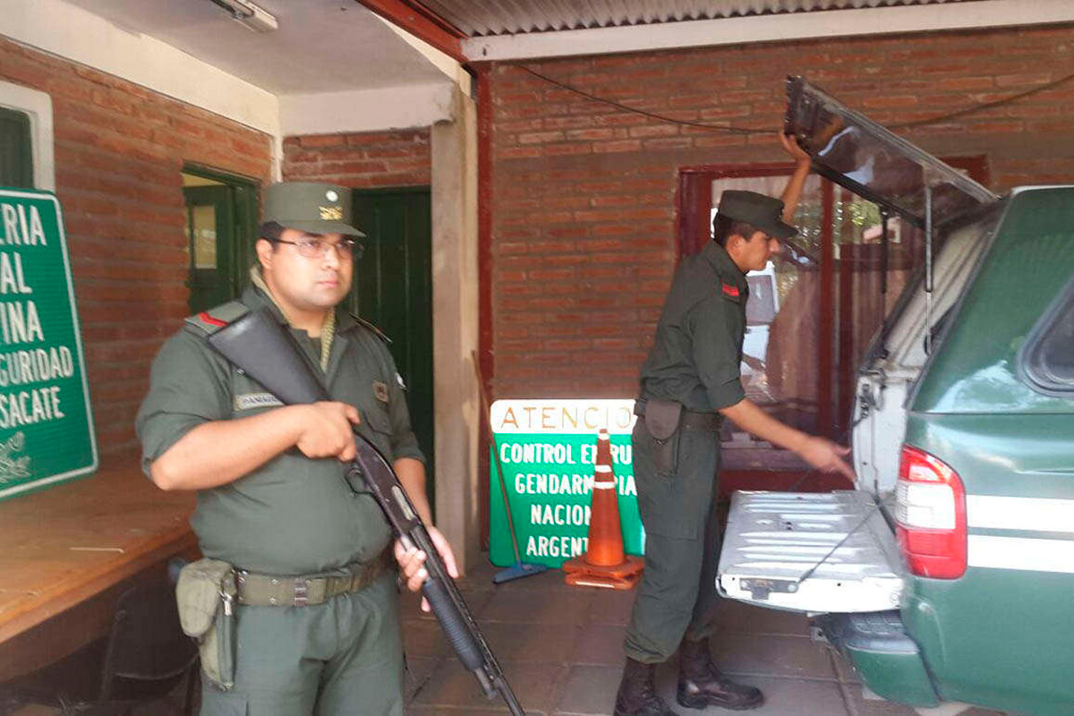 Gendarmería secuestró más de 300 kilos de cocaína