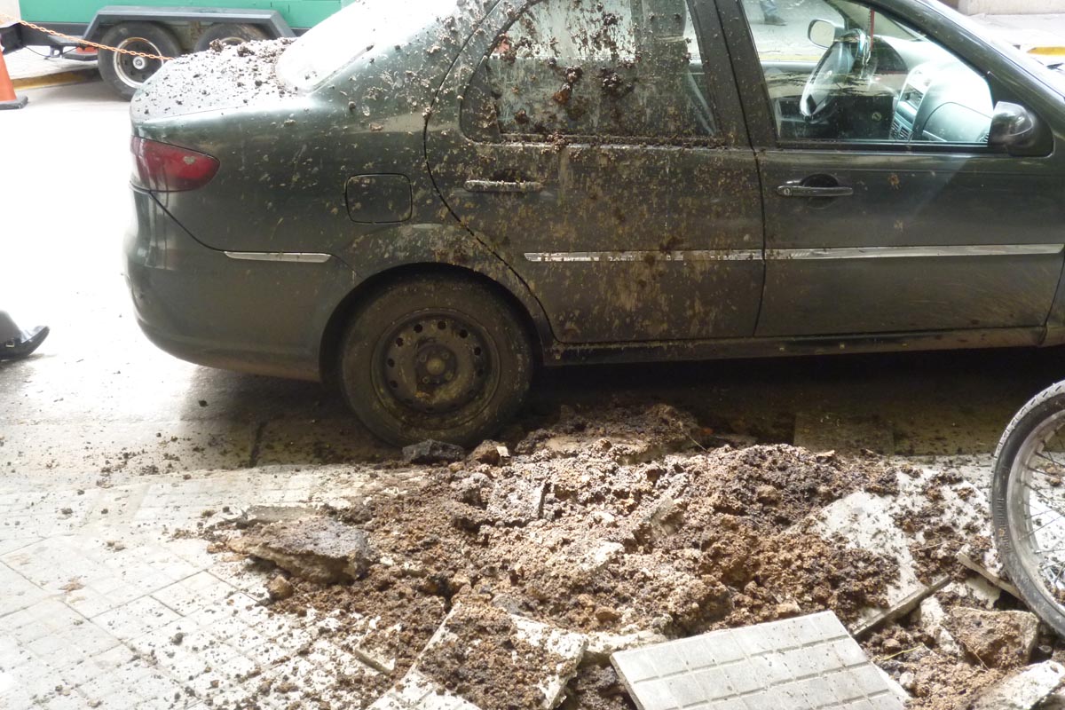 Explosión en pleno centro dejó sin luz dos manzanas