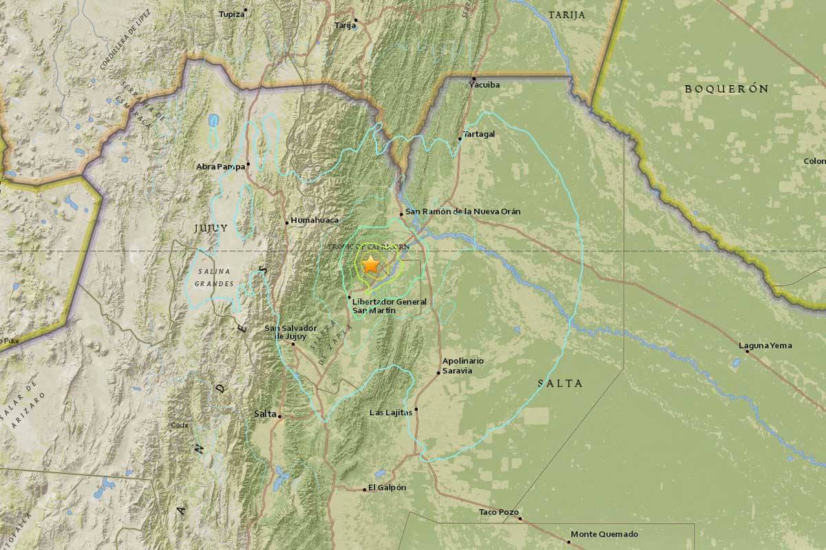 Dos sismos sacudieron las provincias de San Juan y Jujuy