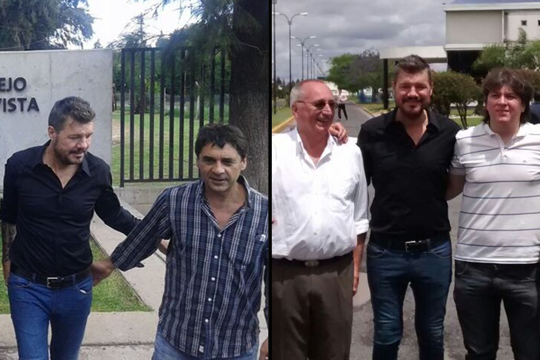 Tinelli visitó a dirigentes de Central y Newell’s en Rosario
