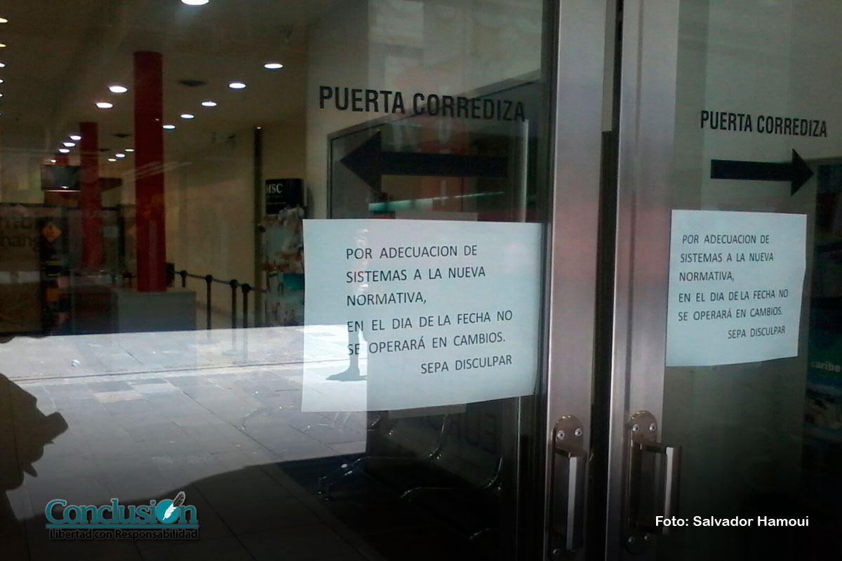 En Rosario hoy no hay compra ni venta de divisas extranjeras