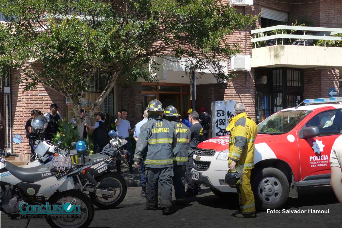 Susto por un escape de gas en un edificio céntrico