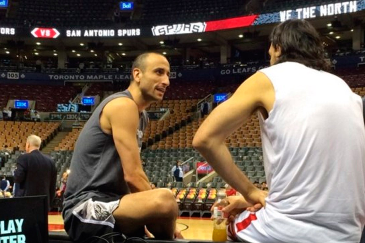 Scola le ganó la pulseada a Ginóbili en partido de NBA