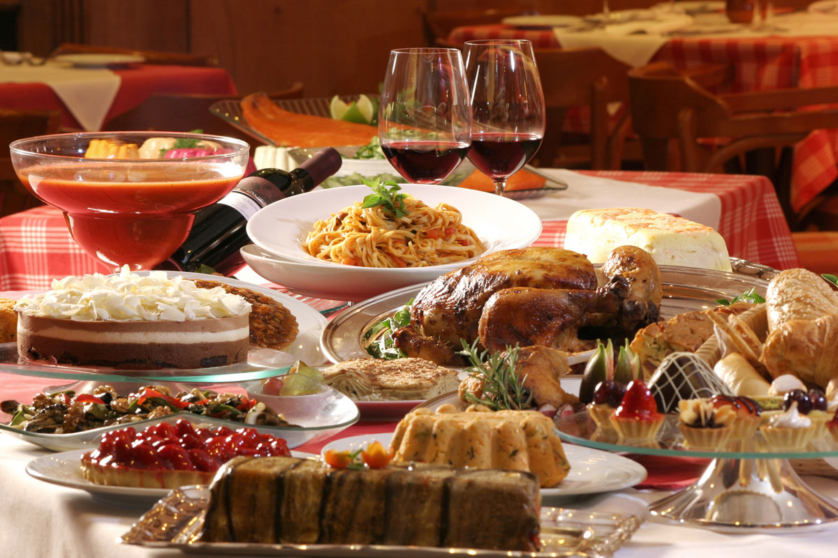 Algunas recomendaciones de la comida en las Fiestas