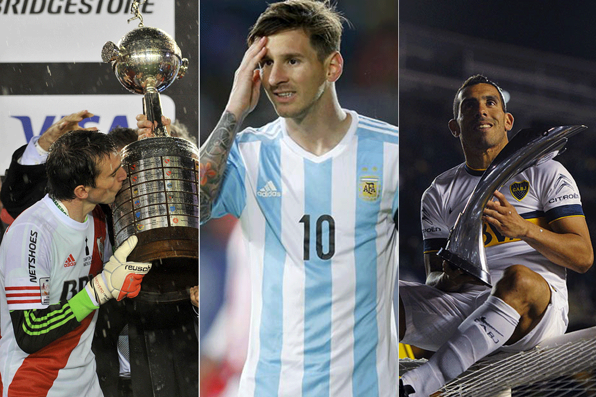 Un 2015 con Boca y River en la cima, y una selección irregular