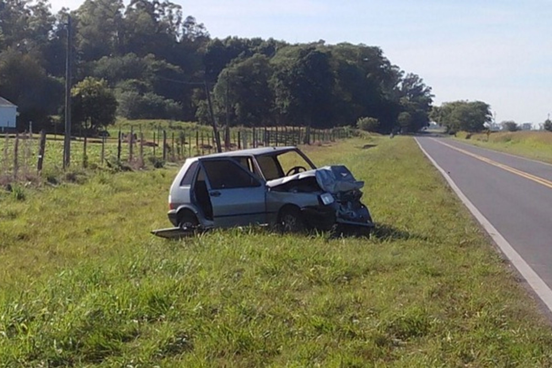 Oliveros: accidente en la ruta nacional 11 dejó dos muertos