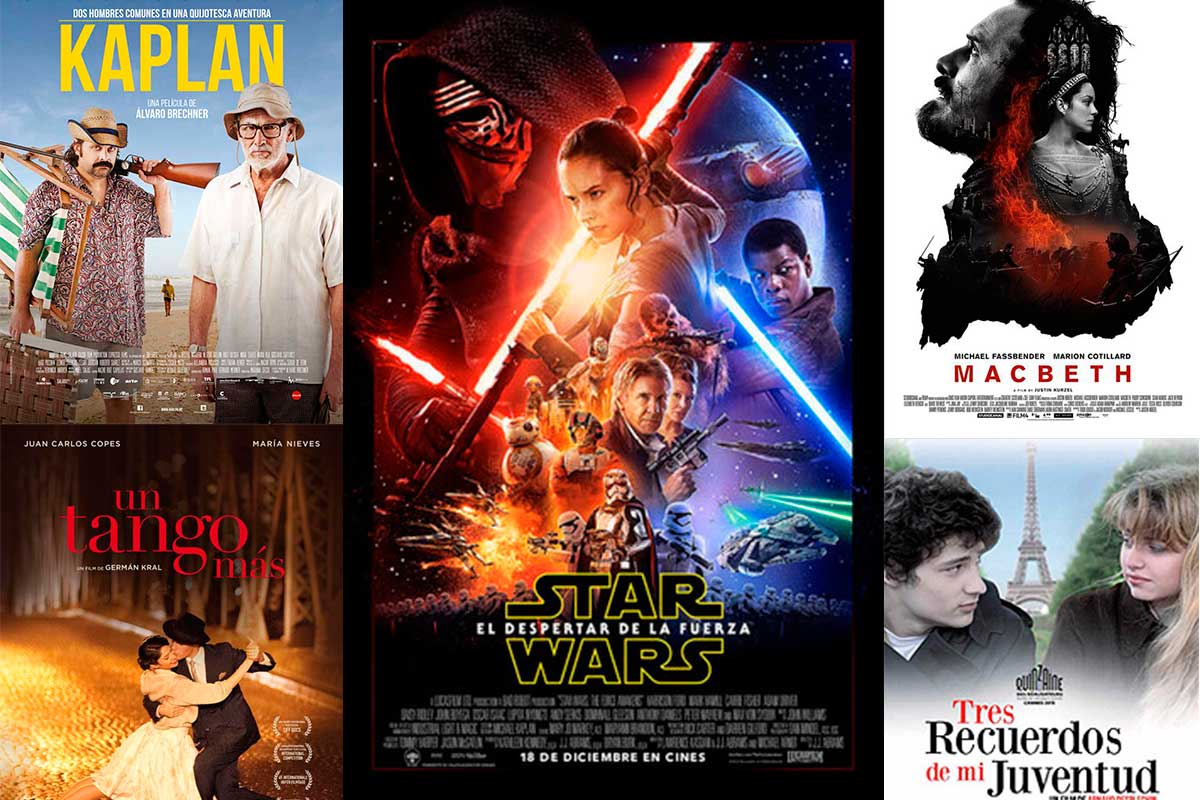 Star Wars lidera los estrenos cinematográficos