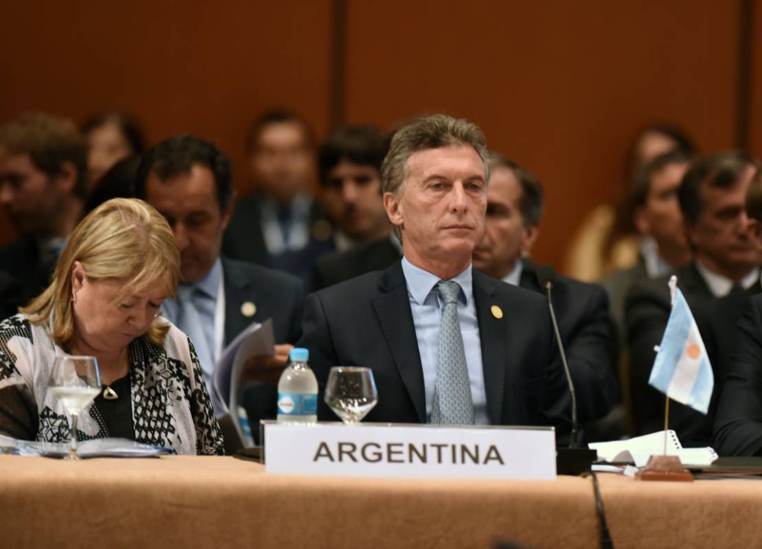 La canciller venezolana le respondió a Macri
