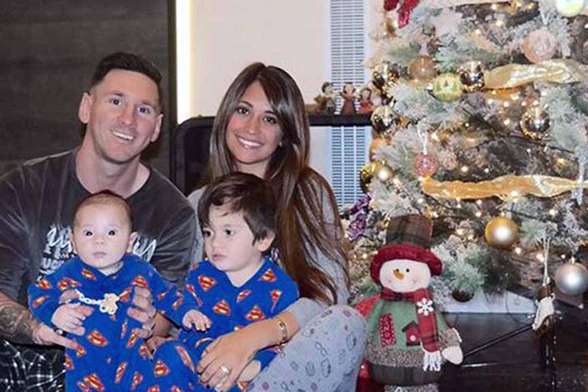 Messi en Rosario para pasar Navidad con su familia