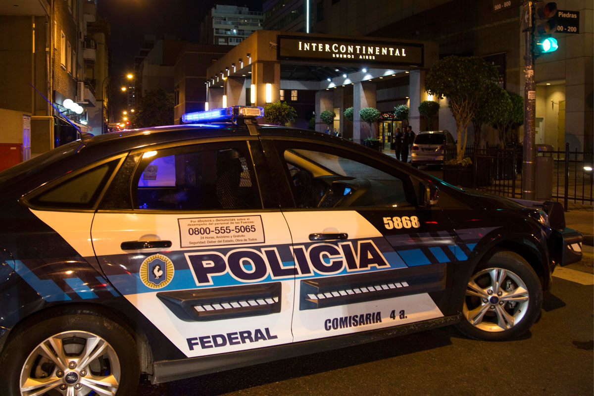 Detienen a cinco ciudadanos Sirios en un hotel porteño