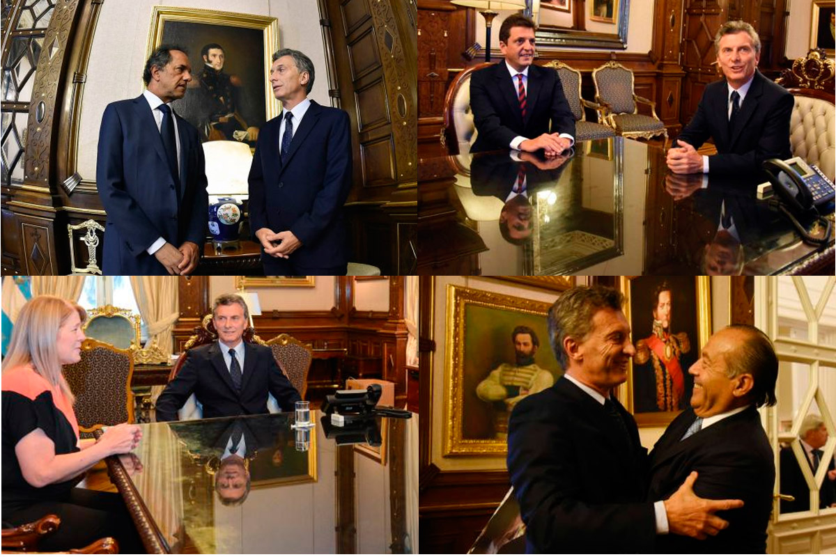 Mauricio Macri se reunió con los ex candidatos a Presidente