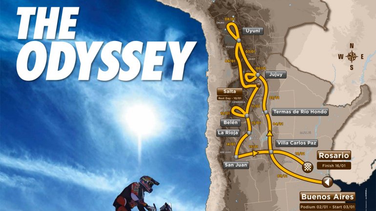 El cronograma, etapa por etapa, del Dakar 2016