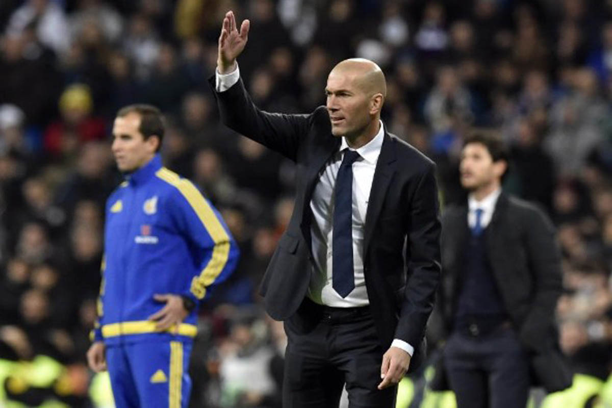 Zidane debutó como técnico del Real Madrid, con goleada