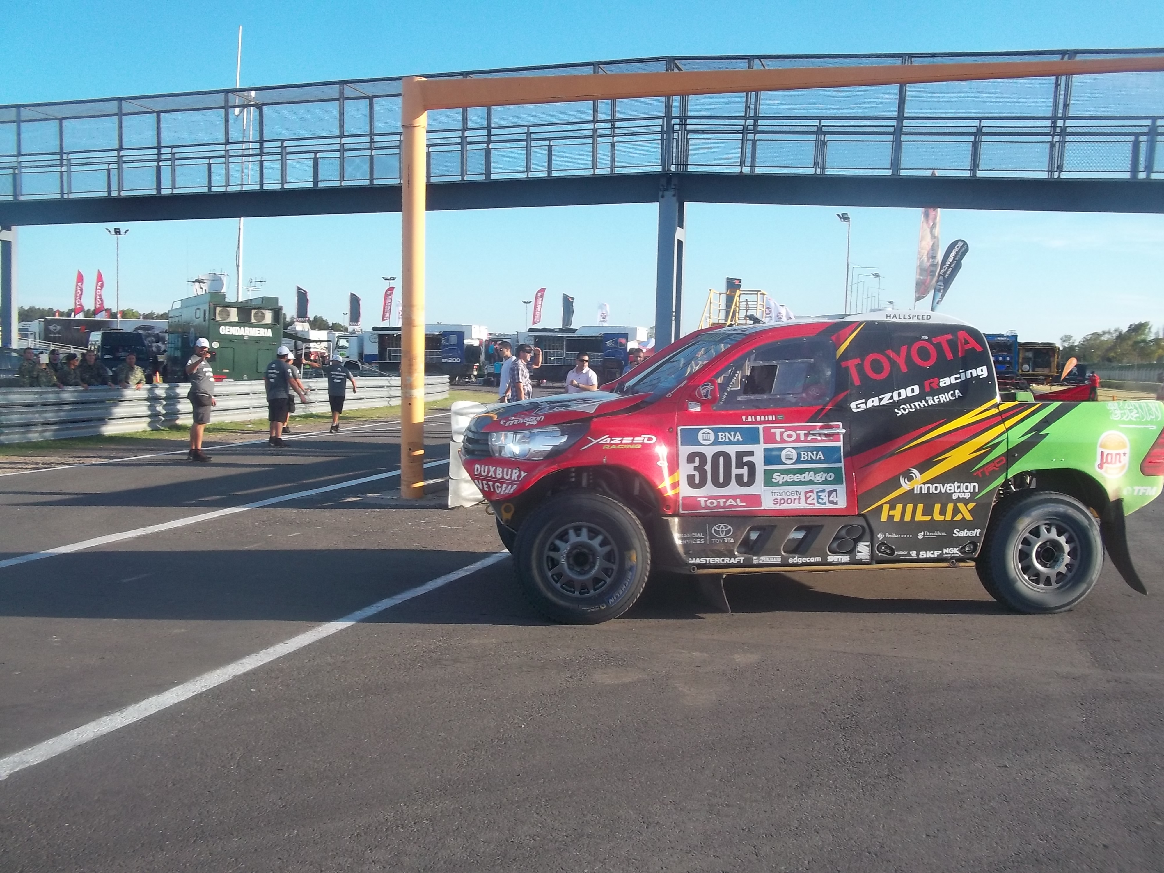 Rosario vivió la pasión y el colorido del Dakar